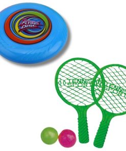 SET RAQUETA PEQUEÑA+FRISBEE-484024